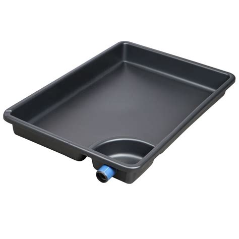 drip tray with outlet